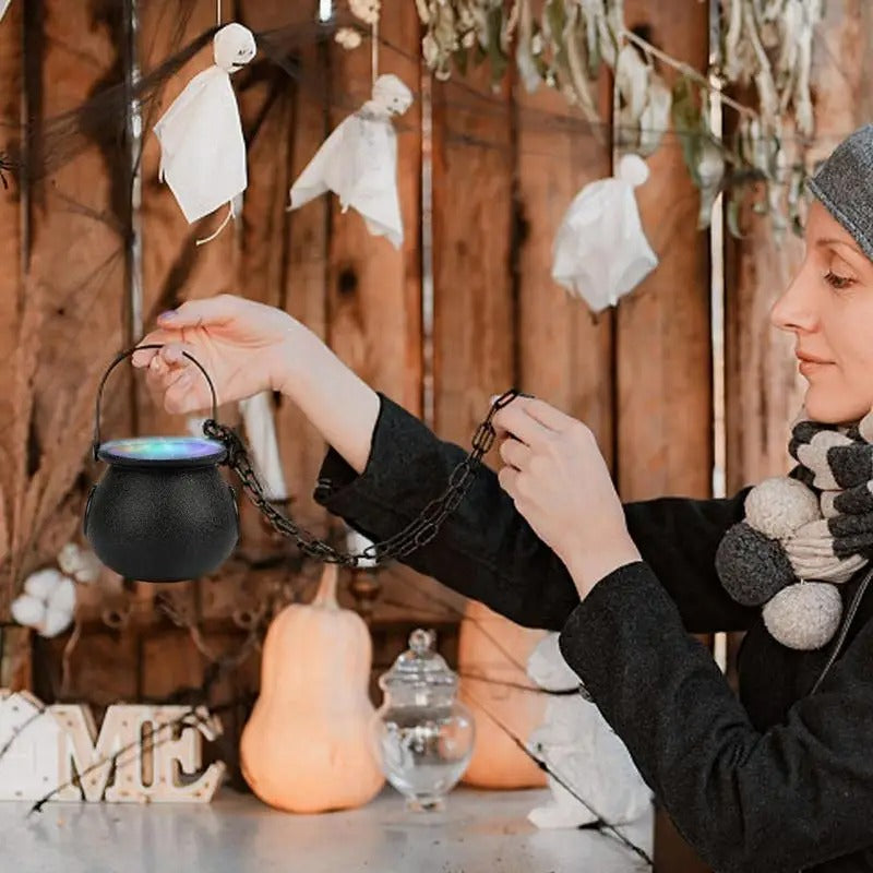 Mist Maker Halloween Lamp Pot Witch mini pot fogger - Preppy Kids (Grand Bazaar)