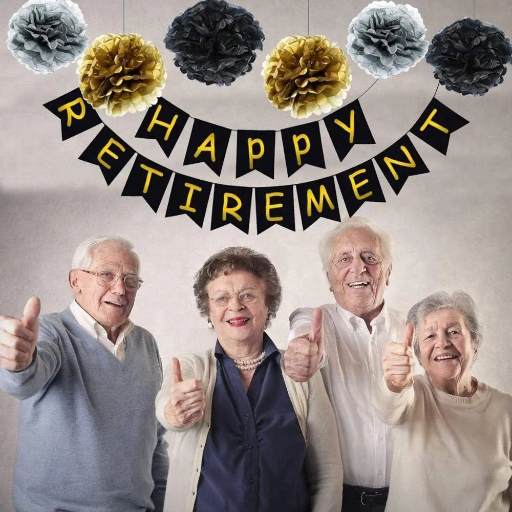 Happy Retirement package with sash , swirls - Preppy Kids (Grand Bazaar)