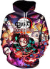 Demon Slayer 3D pullover hoodie - Preppy Kids (Grand Bazaar)