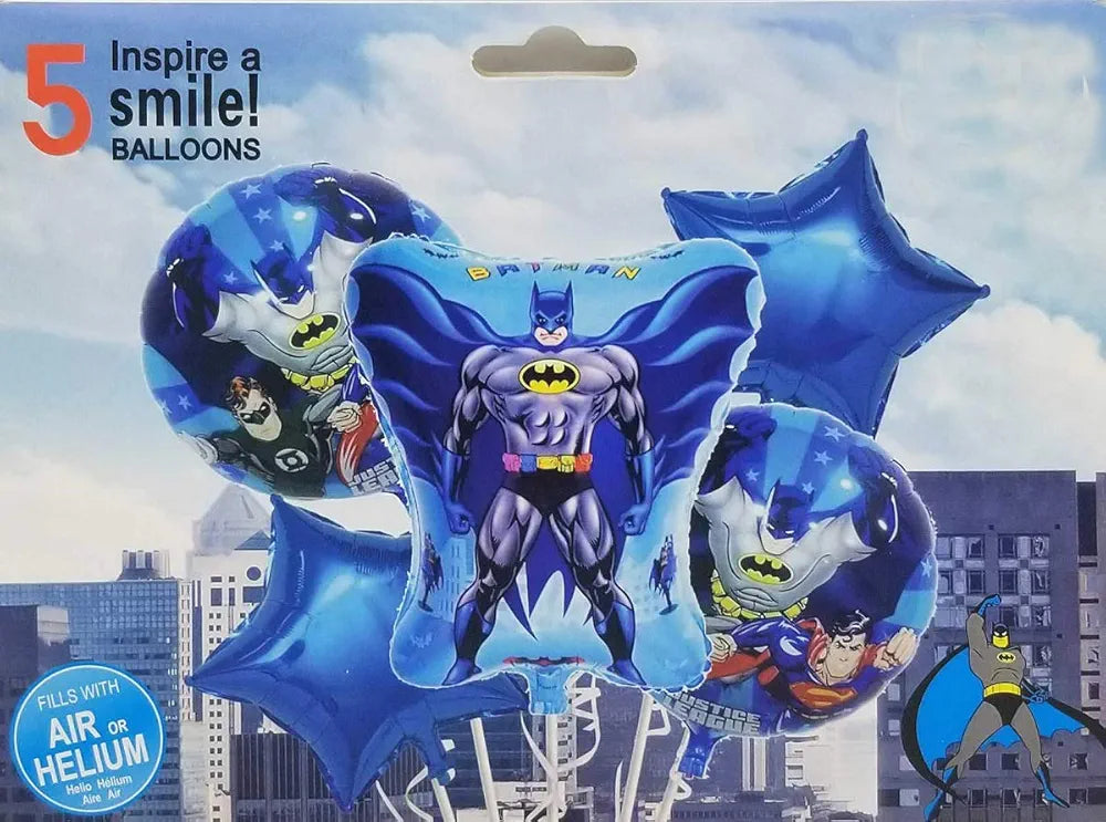 Batman Foil Balloon 5pc set