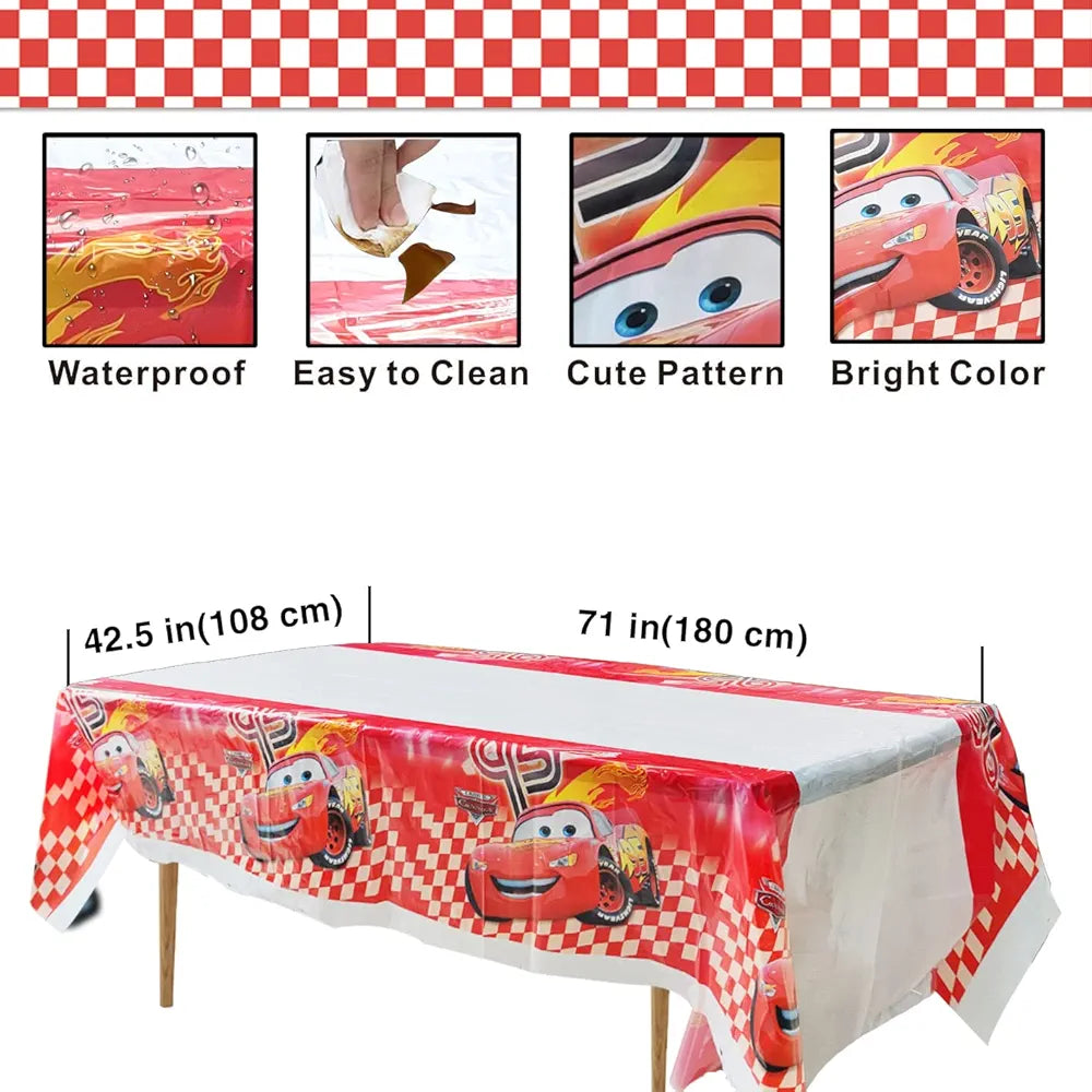 Cars Lightning Mc Queen Tablecloth - Preppy Kids (Grand Bazaar)