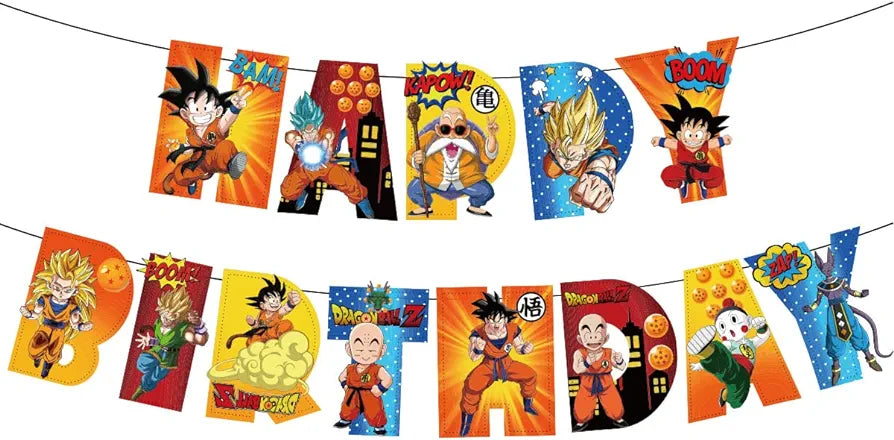 Dragon Ball Z 3rd edition Goku Party Decorations Package - Preppy Kids (Grand Bazaar)
