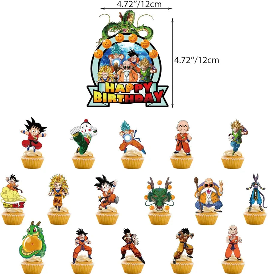 Dragon Ball Z 3rd edition Goku Party Decorations Package - Preppy Kids (Grand Bazaar)