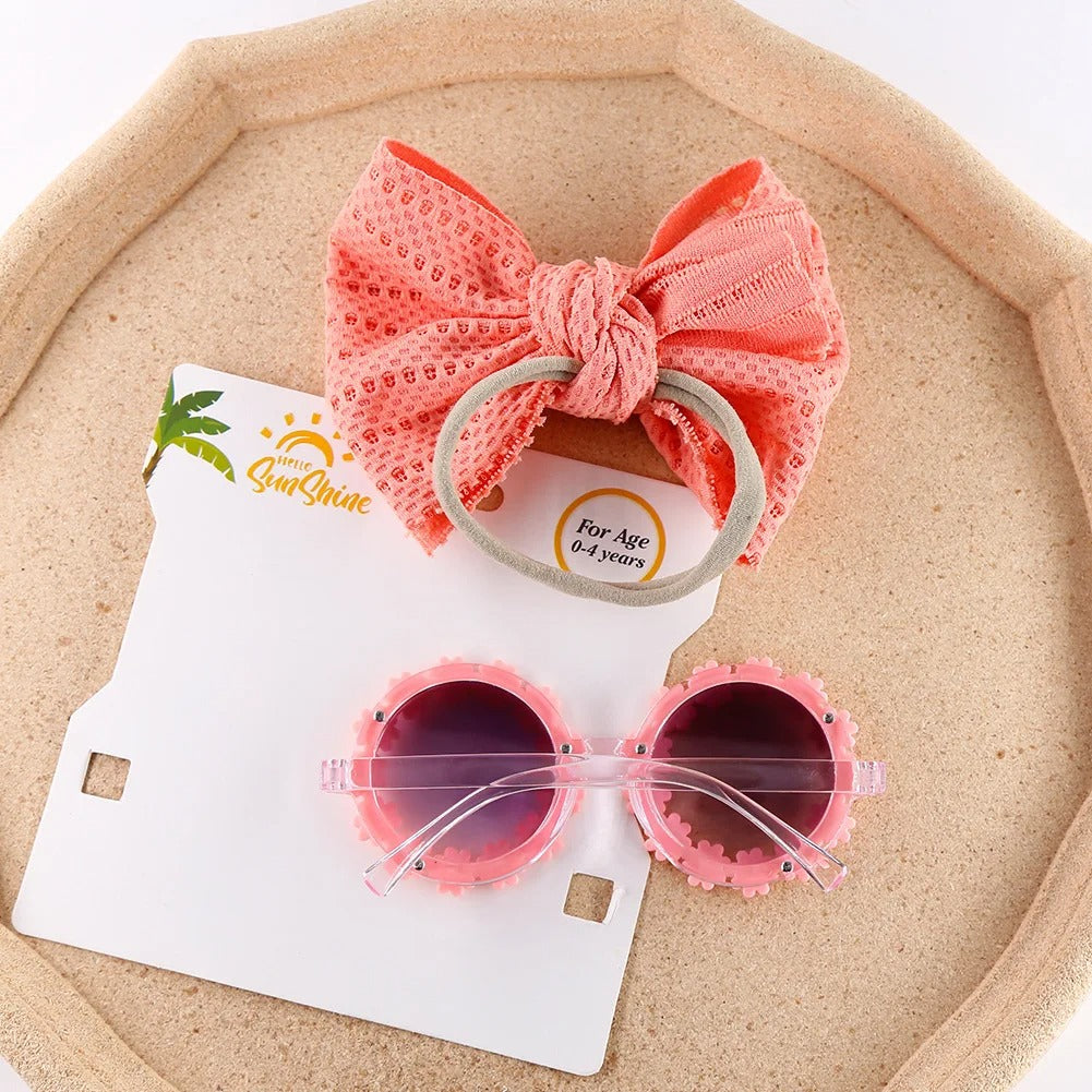 Cute Toddler Shades & Bow - Preppy Kids (Grand Bazaar)