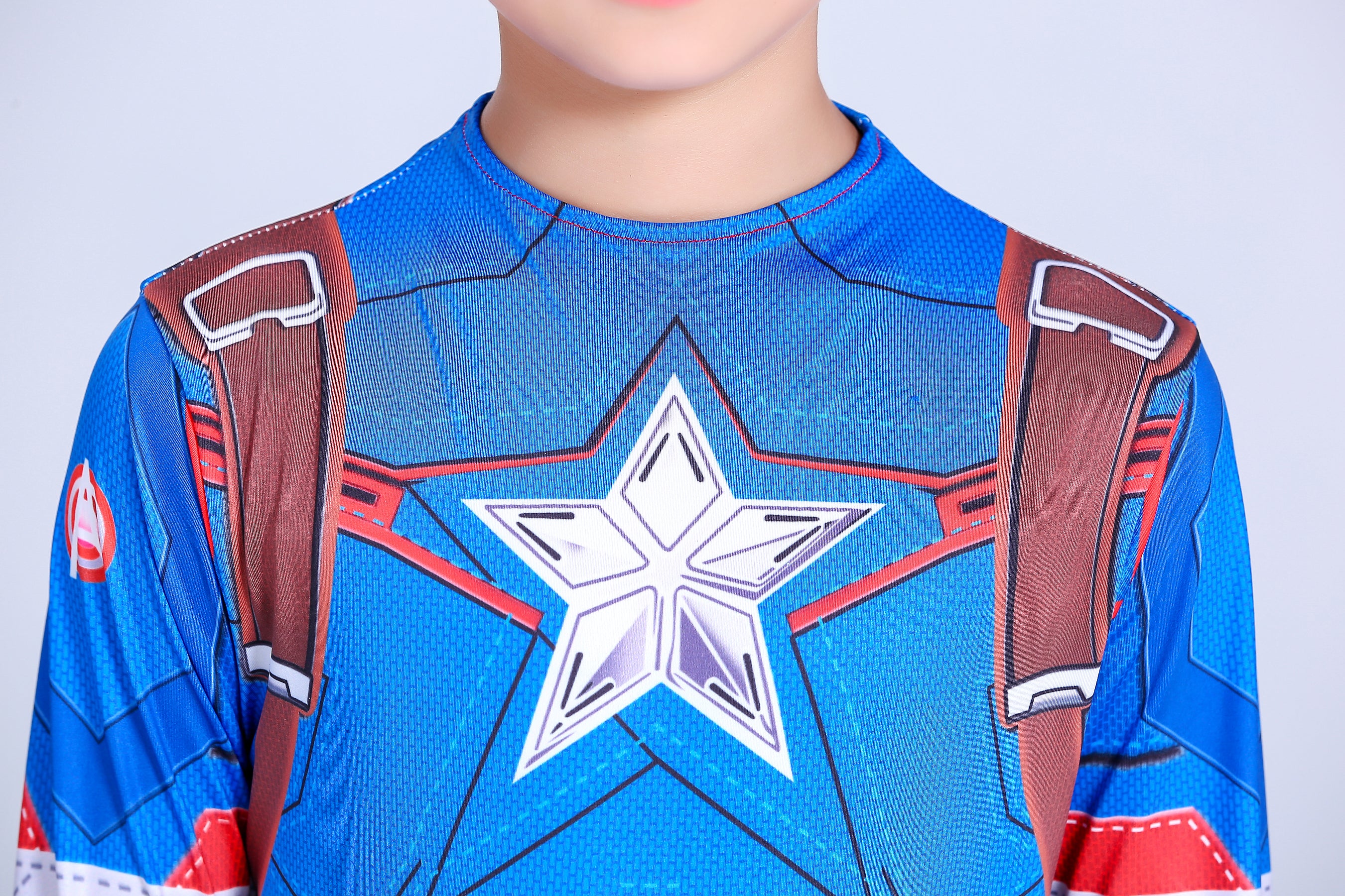 Captain America Costume (Light UP mask and sound - Preppy Kids (Grand Bazaar)