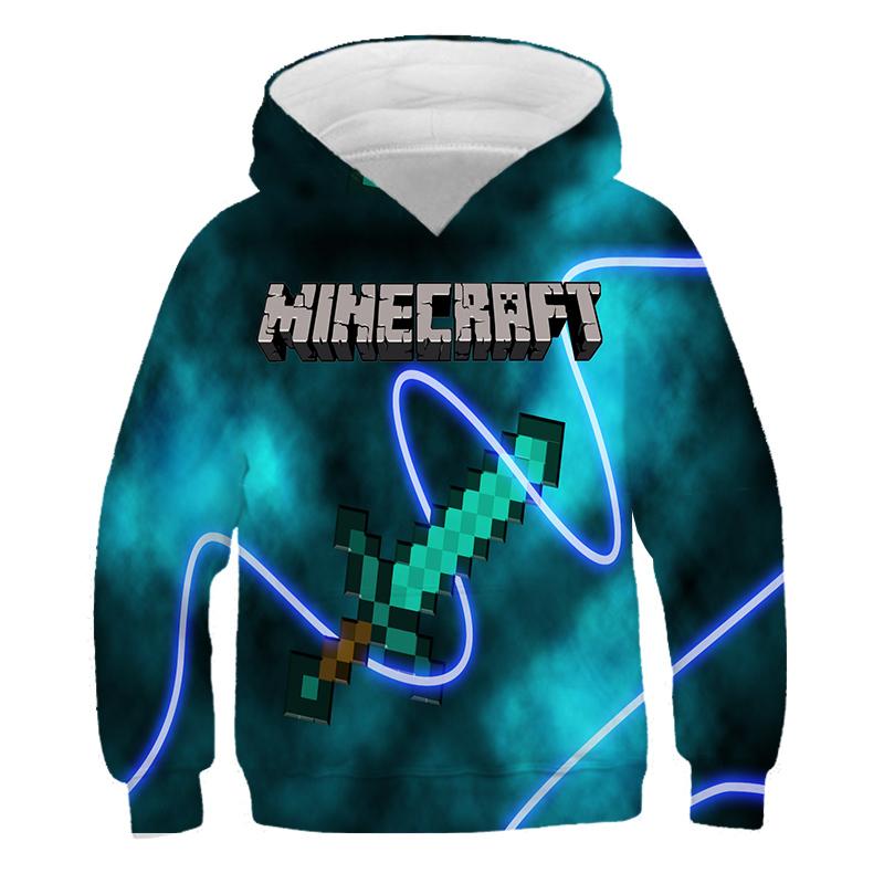 Minecraft Sword Hoodie Pullover