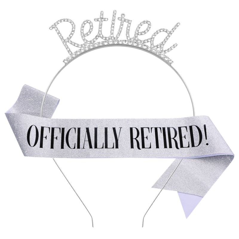 Officially Retired Sash And Tiara Set