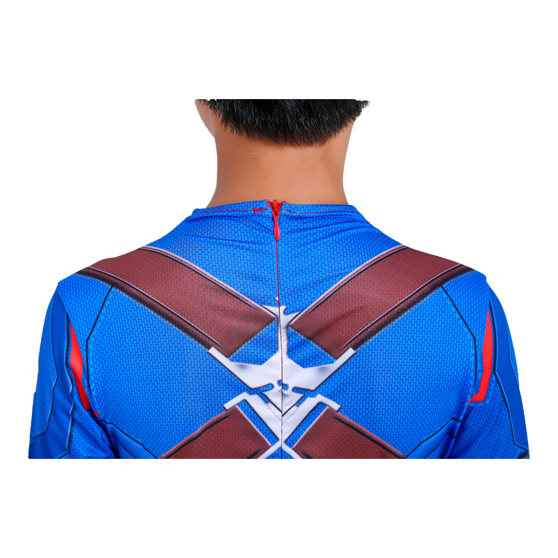 Captain America Costume (Light UP mask and sound - Preppy Kids (Grand Bazaar)