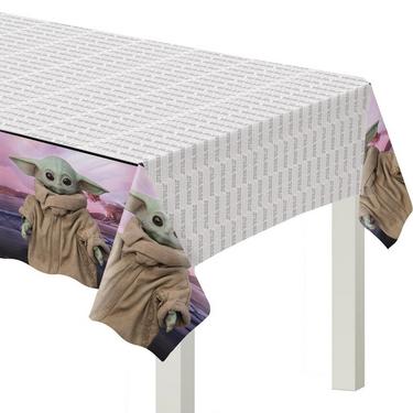 Yoda The Child Plastic Table Cover, 54in x 96in - The Mandalorian Star Wars - Preppy Kids (Grand Bazaar)