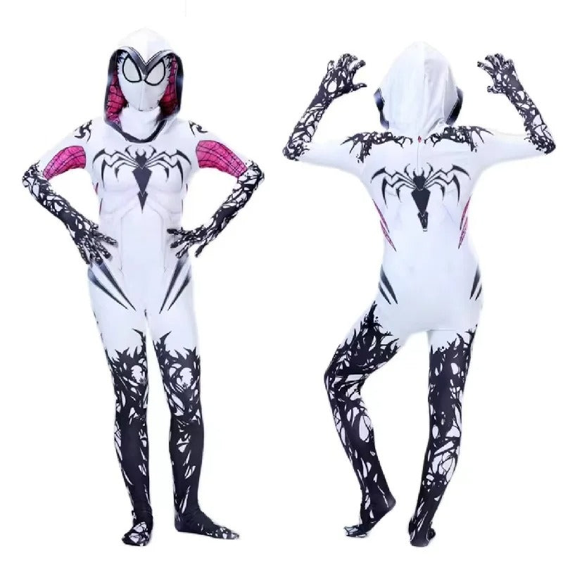 Spiderman Gwen 2nd Bodysuits Cosplay outfit costume - Preppy Kids (Grand Bazaar)