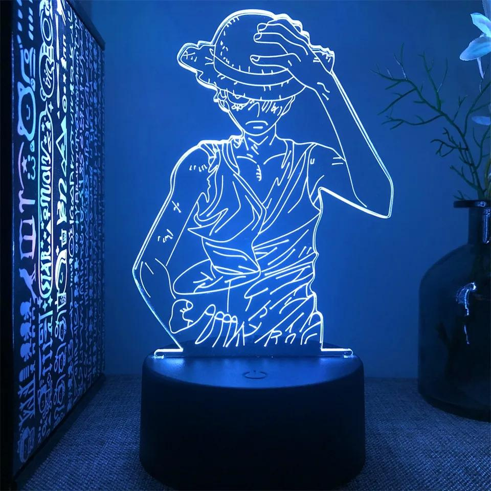 One Piece Monkey D. Luffy LED Lamp - Preppy Kids (Grand Bazaar)