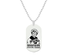 Silver Sukuna Dog Tag Necklace Jujutsu Kaisen - Preppy Kids (Grand Bazaar)
