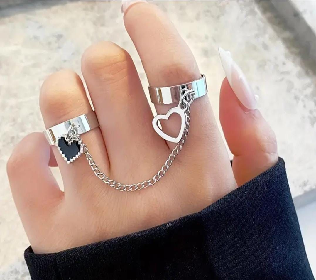 Heart Chain Ring - Preppy Kids (Grand Bazaar)