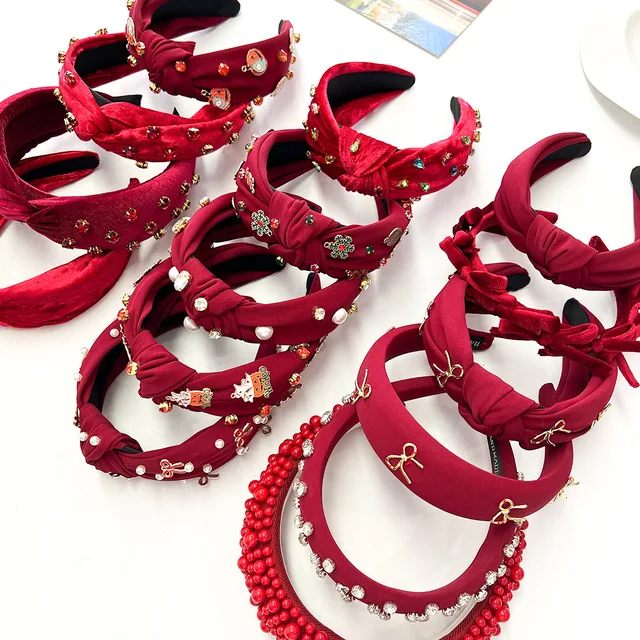 Christmas Pearl HeadBands - Preppy Kids (Grand Bazaar)