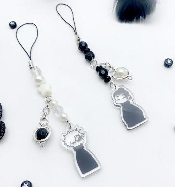 Jujutsu Kaisen Gojo and Geto Keychain - Preppy Kids (Grand Bazaar)