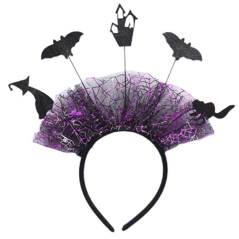 Halloween Bat Mesh Headband (1PC)
