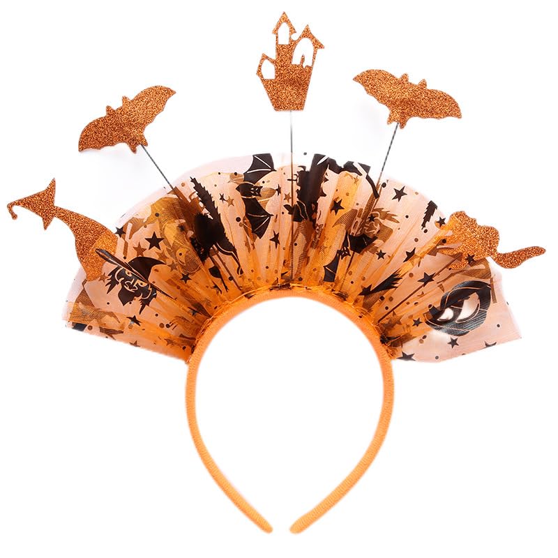 Halloween Bat Mesh Headband (1PC)