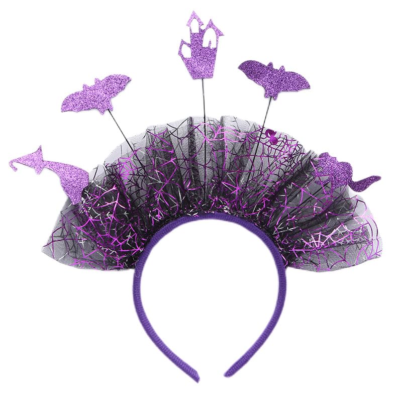 Halloween Bat Mesh Headband (1PC)
