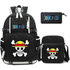 One Piece Logo Skull (3PC) backpack - Preppy Kids (Grand Bazaar)