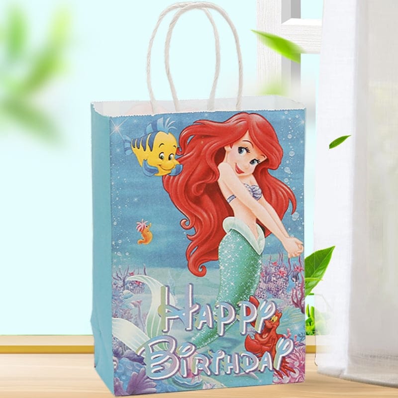 Ariel Mermaid Kraft Bag