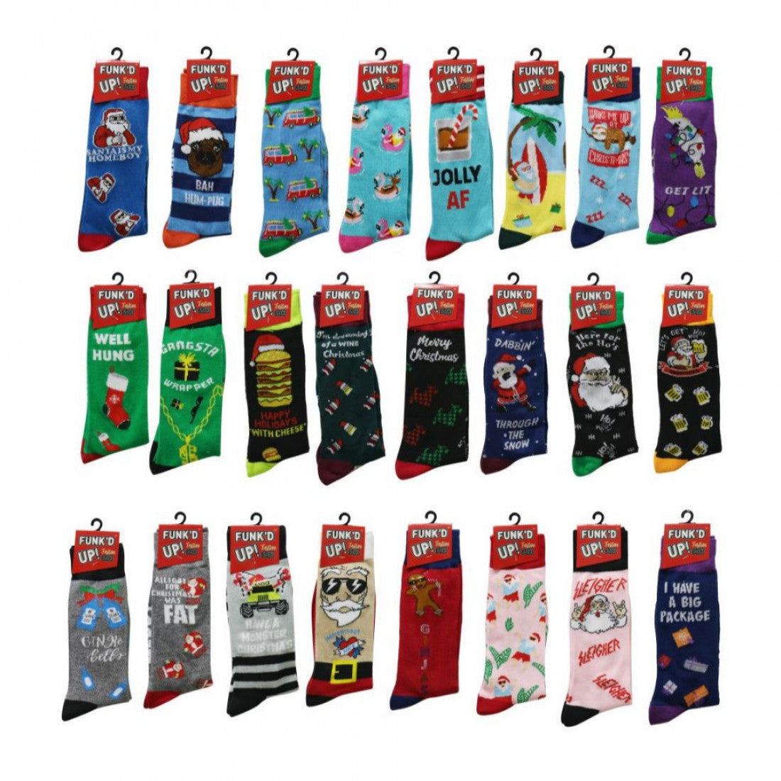 Festive Christmas Ugly Socks - Preppy Kids (Grand Bazaar)