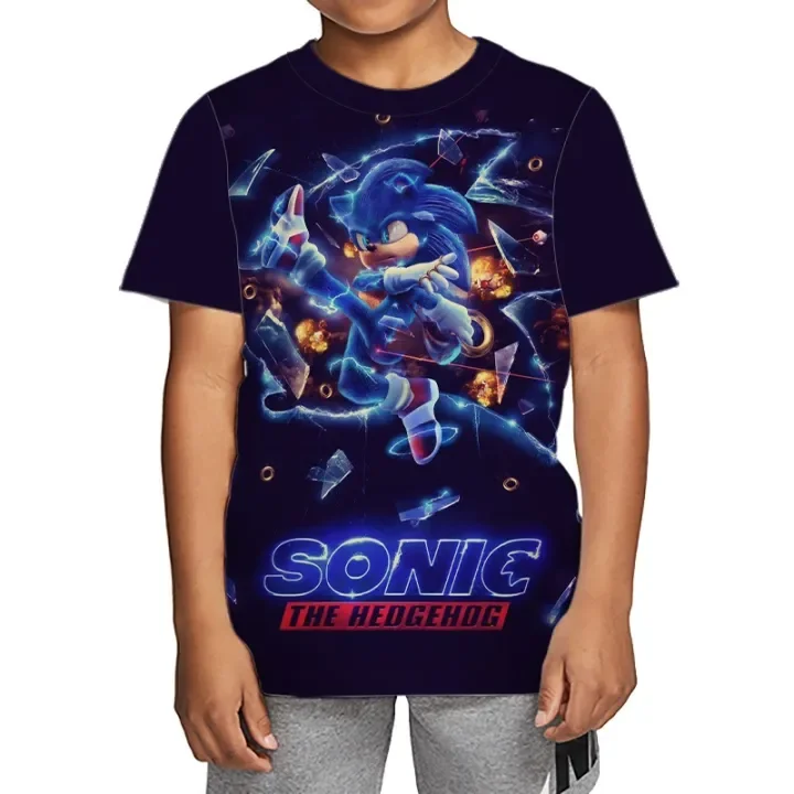 Sonic Lightning Kick Tshirt - Preppy Kids (Grand Bazaar)