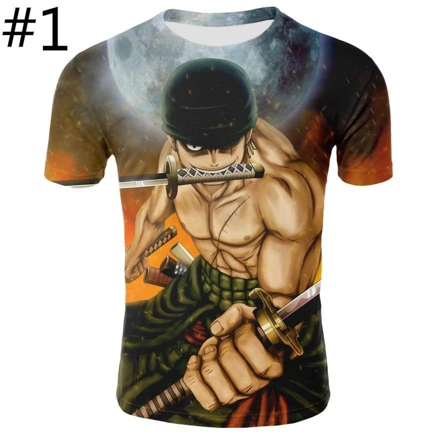 One Piece Roronoa Zoro Sword Tshirt - Preppy Kids (Grand Bazaar)