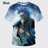 Bleach Smiling Grimmjow Blue Tshirt - Preppy Kids (Grand Bazaar)