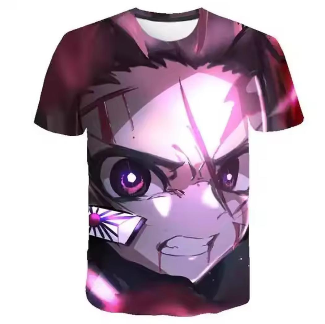 Demon Slayer Fighting Tanjiro Tshirt - Preppy Kids (Grand Bazaar)