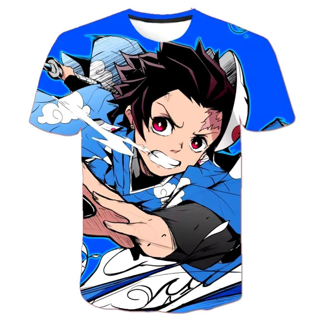 Demon Slayer Tanjiro Water Breathing Tshirt - Preppy Kids (Grand Bazaar)