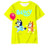 Yellow Bluey and Bingo Balloon Tshirt - Preppy Kids (Grand Bazaar)