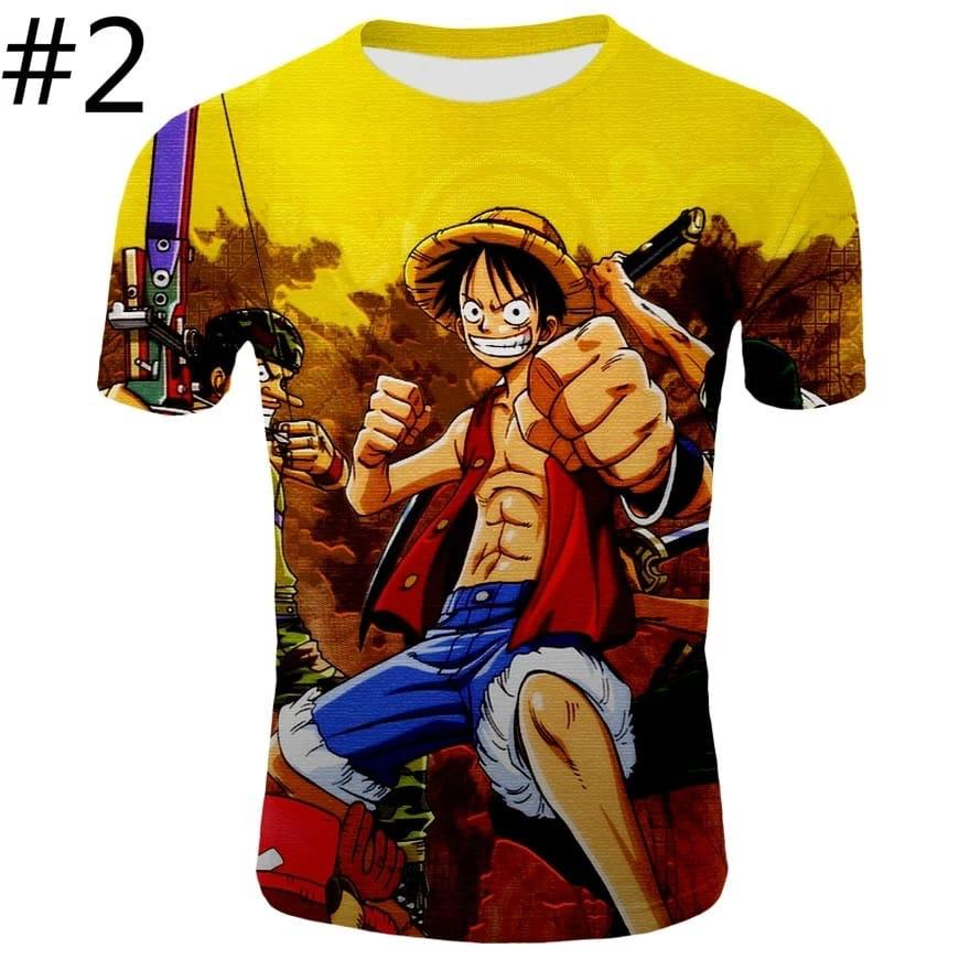 One Piece Luffy Fist Pump Tshirt - Preppy Kids (Grand Bazaar)