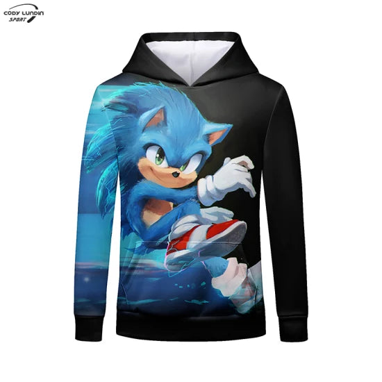 Sonic Smooth 3D Hoodie - Preppy Kids (Grand Bazaar)