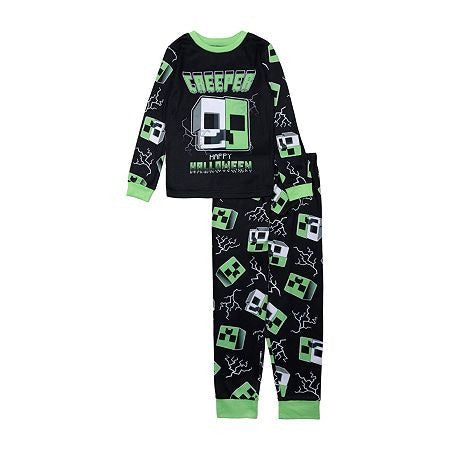 Minecraft Creeper Pajamas 2PCS Set
