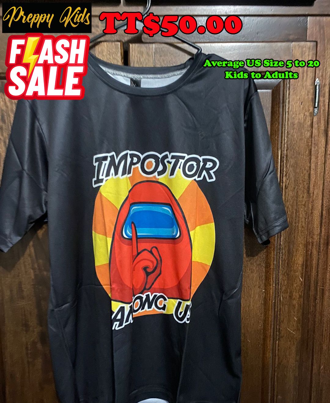 Sale Among US Imposter Tshirt - Preppy Kids (Grand Bazaar)