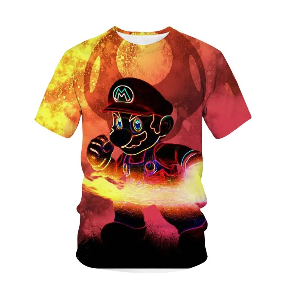 Mario Brothers 3D Tshirt (Fire Version) - Preppy Kids (Grand Bazaar)