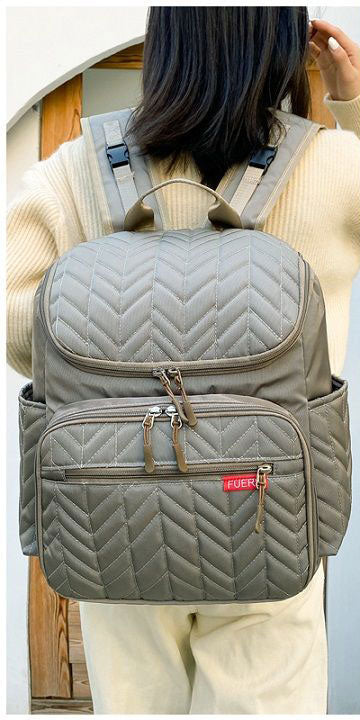 Fuerli Ultimate Baby Bag (Grey) - Preppy Kids (Grand Bazaar)