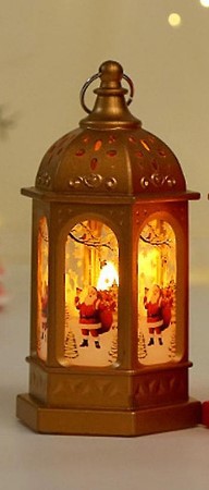 Christmas Mini Lantern Lantern LED Night Light Decorative Lamp Light - Preppy Kids (Grand Bazaar)