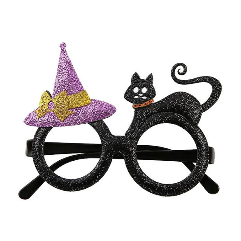 Halloween Glasses for Kids, Halloween Party Favors Plastic Party Glasses, Glitter Eyeglasses - Preppy Kids (Grand Bazaar)