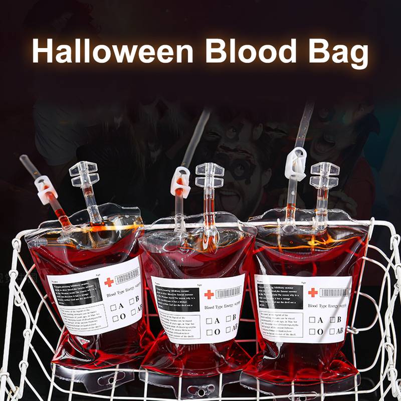 Halloween Transparent Blood Bag - Preppy Kids (Grand Bazaar)