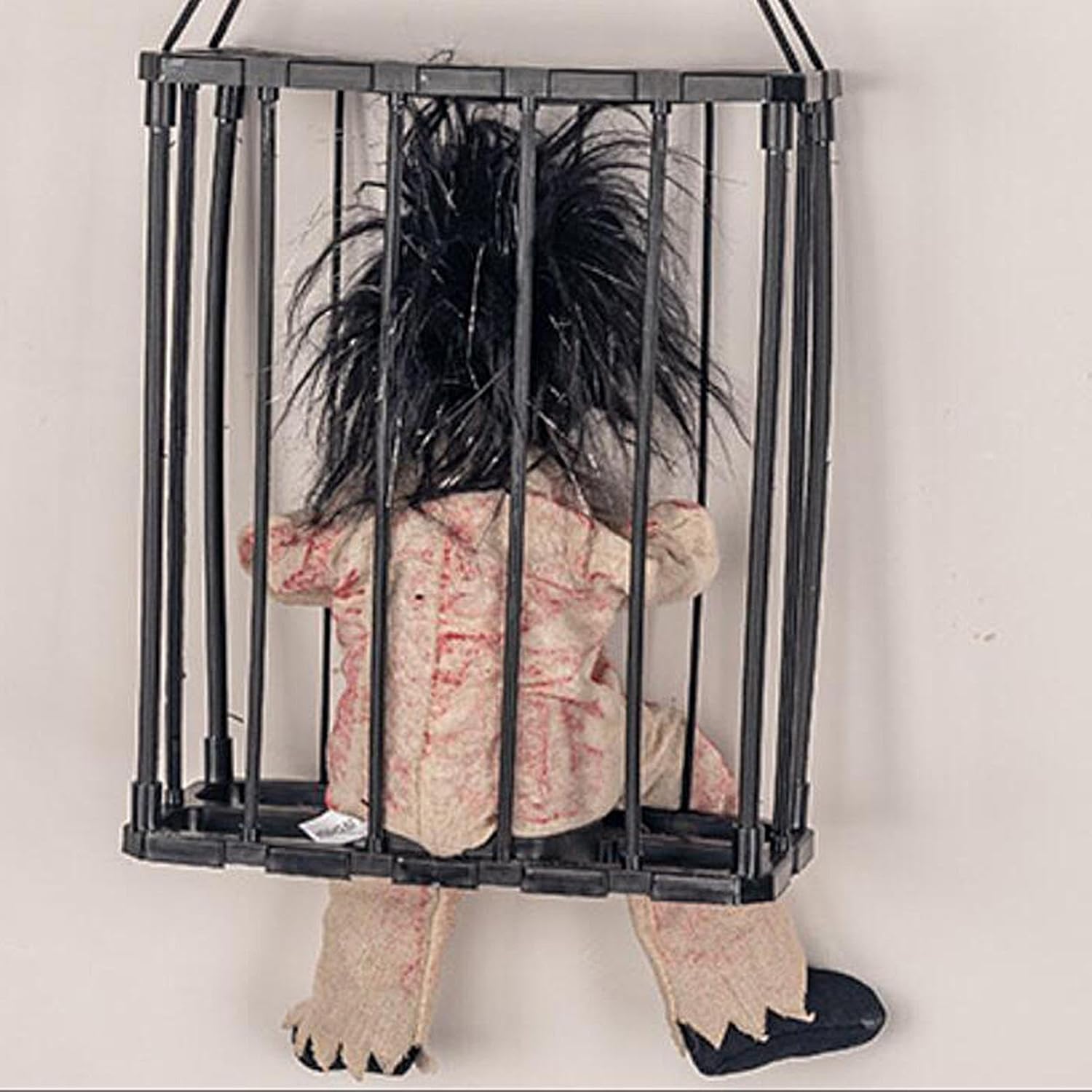 Skull Prisoner Cage Animated Motion Sensor Halloween decor - Preppy Kids (Grand Bazaar)