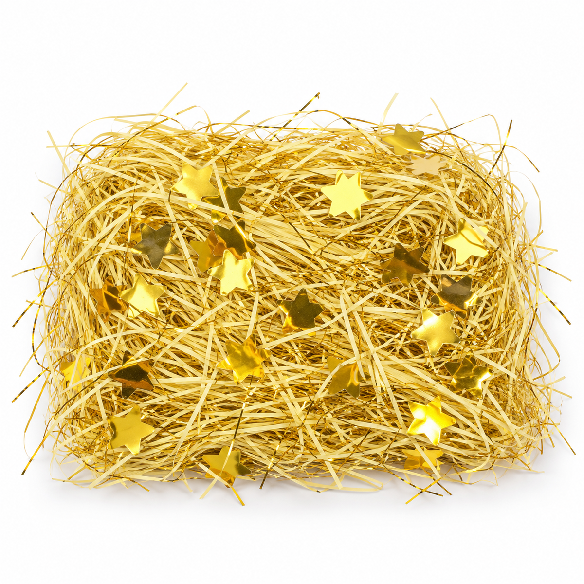 Shredded Paper With Gold Star
