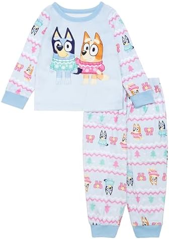 Bluey 2pc pajama set, soft & cute for kids