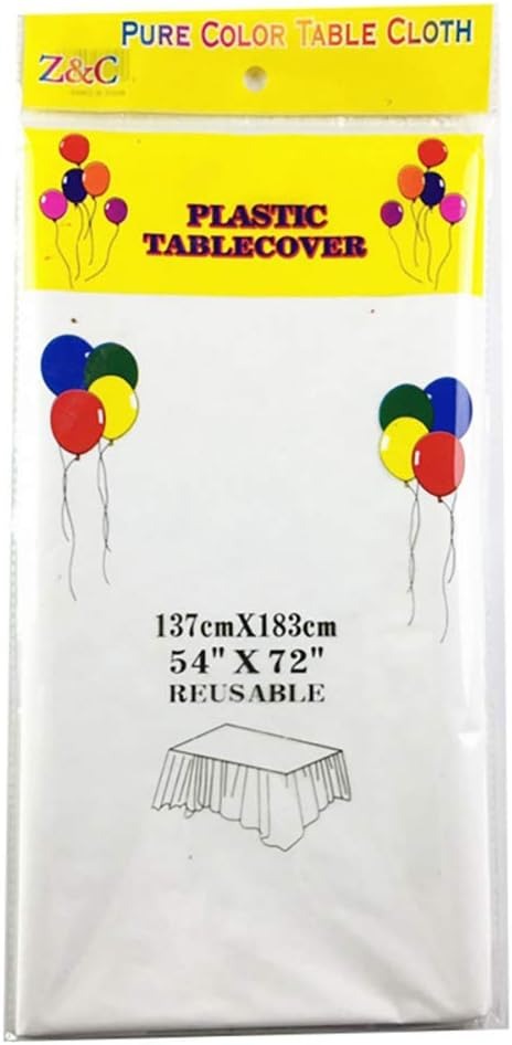Plain disposable tablecloth