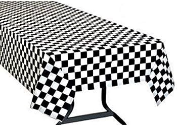 Checkered Football Soccer Tablecloth