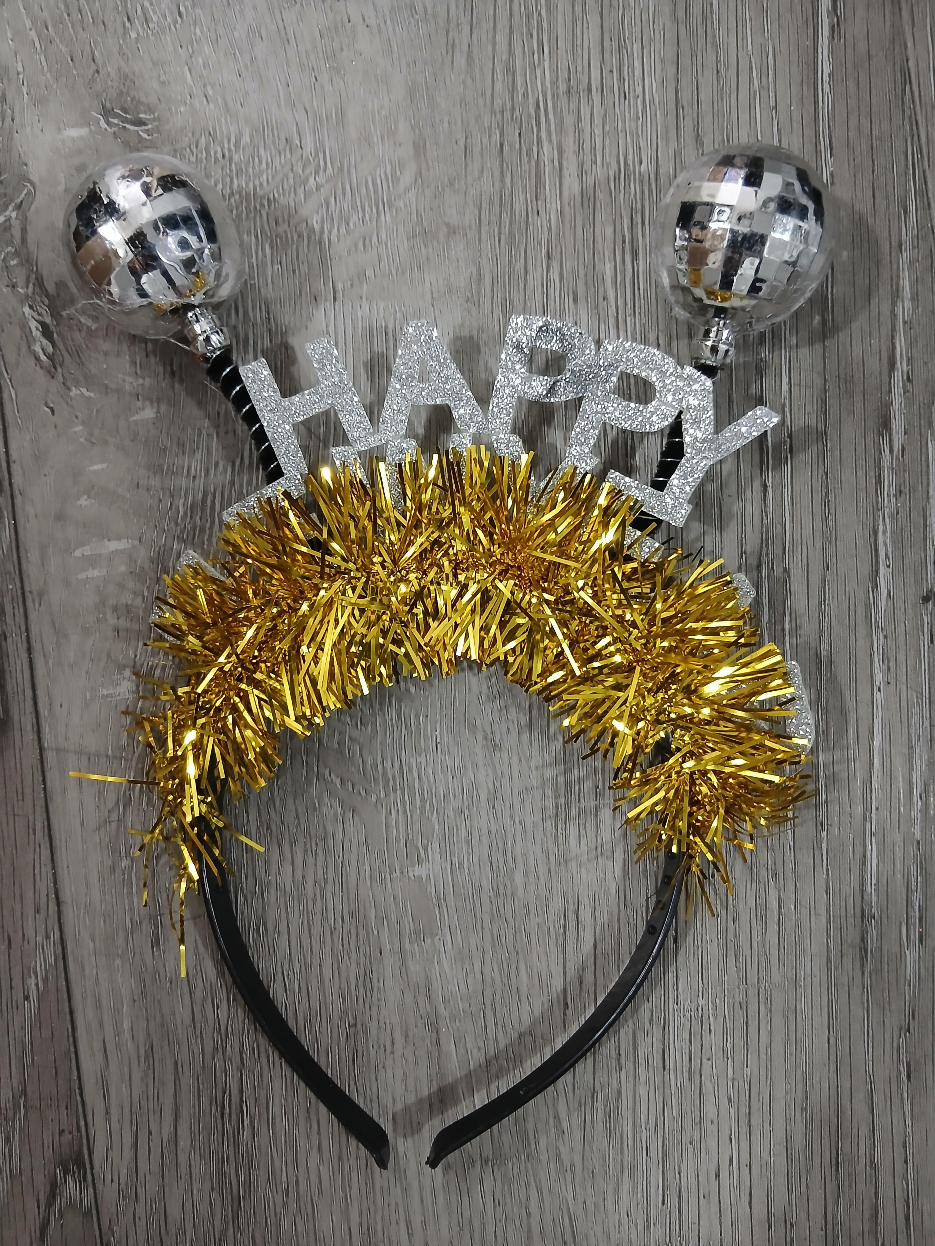 Happy New Year Disco Headband