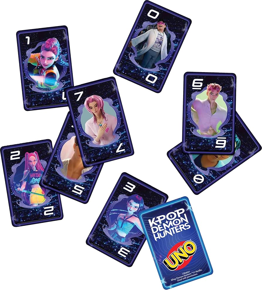 Kpop Demon Hunters UNO cards