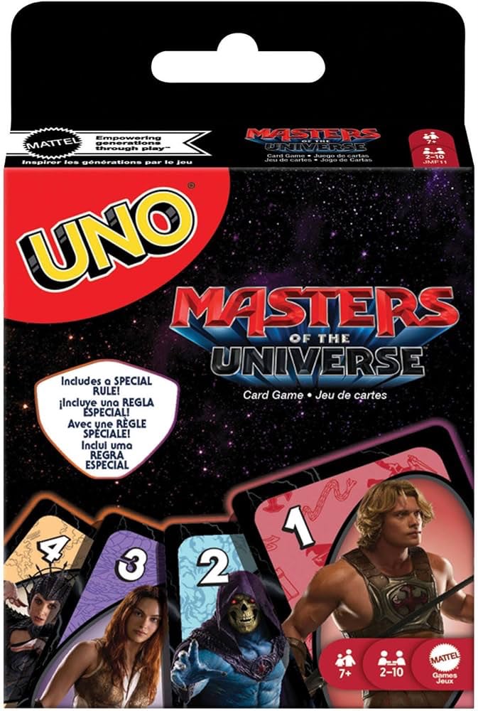 Masters of the Universe UNO cards