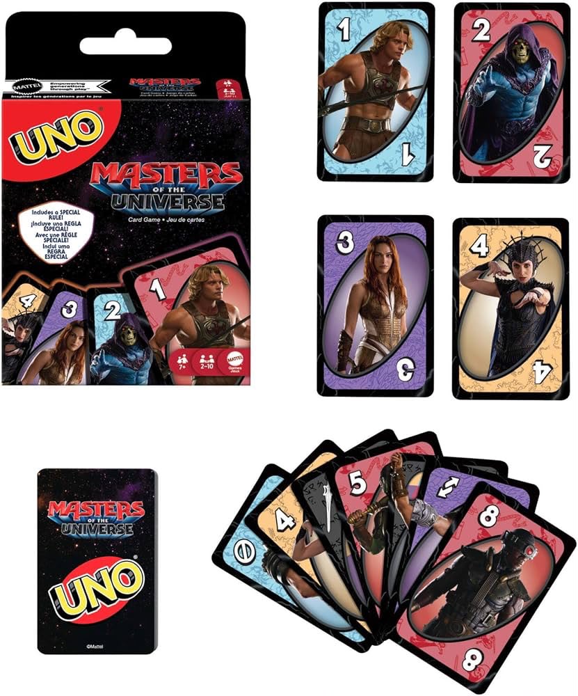 Masters of the Universe UNO cards