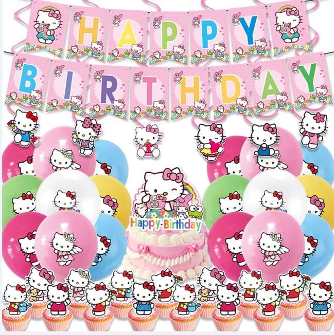 Hello Kitty Party Decorations package - Preppy Kids (Grand Bazaar)